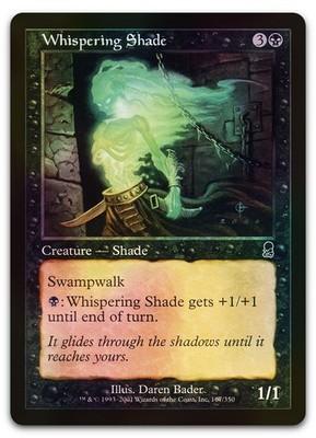 Whispering Shade #167 (Foil) (NM) Odyssey ODY Magic MTG