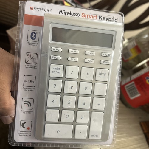 NEW Satechi Wireless Smart Keypad Bluetooth Multi-Functional Mac & PC