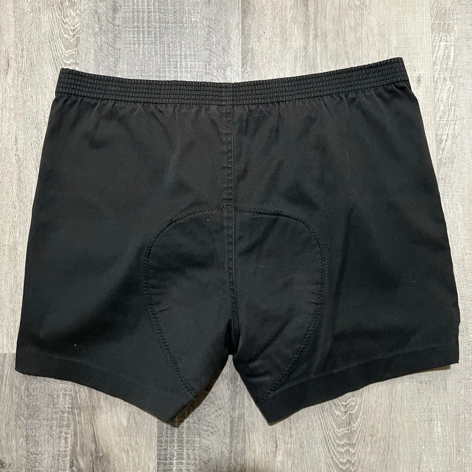 Pantalones Cortos Acolchados Negros Le Coq Sportif De Colección Años 80/90 Bicicleta MTB Talla 34 Foto 3 de 4