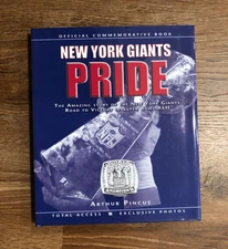 New York Giants PRIDE Official Commemorative Book