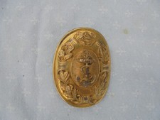 boucle de ceinturon  francaise d officier  d infanterie   marine  guerre de 1870