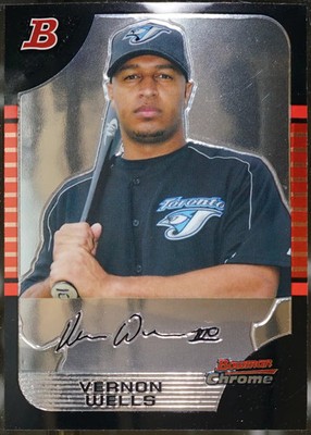 2005 Bowman Chrome #63 Vernon Wells Baseball VG
