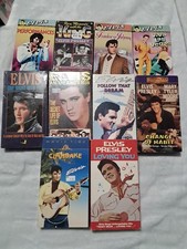 Elvis Presley VHS Collection Lot of 10 Vintage Movies VHS Tapes 1 See Pics