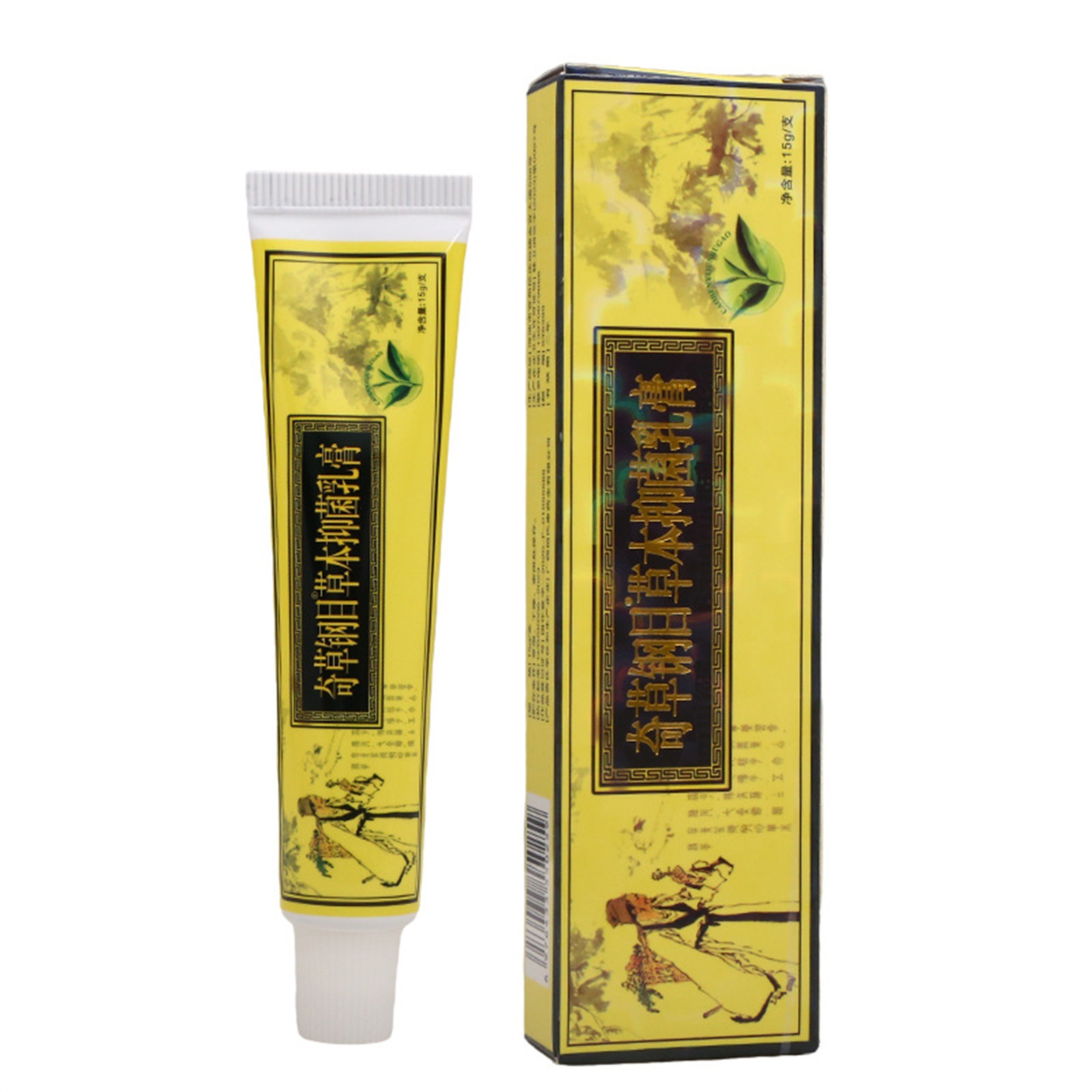 10X Chinesische Kräutercreme Juckreiz Behandlung Haut Körper/Fuß Allergie Salbe