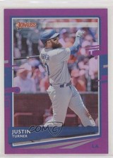 2020 Panini Donruss Holo Purple Justin Turner #109 02m9