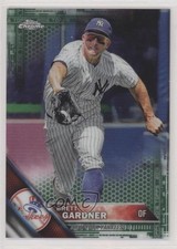 2016 Topps Chrome Green Refractor 27/99 Brett Gardner #123 fm0