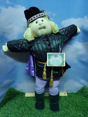 cabbage patch soft sculptured doll 1987 ed prince charming papers xavier robertS