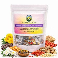 12 bags Dandelion Wolfberry Liver Detox Tea Kidney Support Tea Vitals Herb 120g