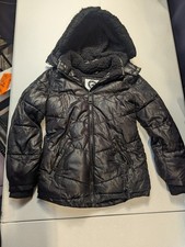 Justice Puffer Jacket Girls NWOT Size 8 Color Black