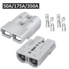 2PCS 50A 175A 350A Battery Quick Connect Disconnect Connector 600V Towing