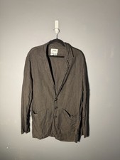 Flax By Jeanne Engelhart Linen 3 Button Blazer Size Large Lagenlook