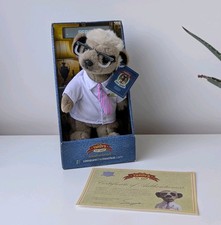 Official Sergei Meerkat Toy Compare the Market Boxed with Certificate New GUC
