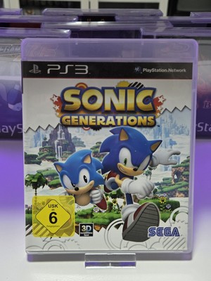 Sonic Generations, Playstation 3, PS3 Spiel mit Anleitung