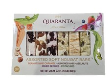 Quaranta Assorted Soft Nougat Bars 28.21 Ounce FREE SHIPPING
