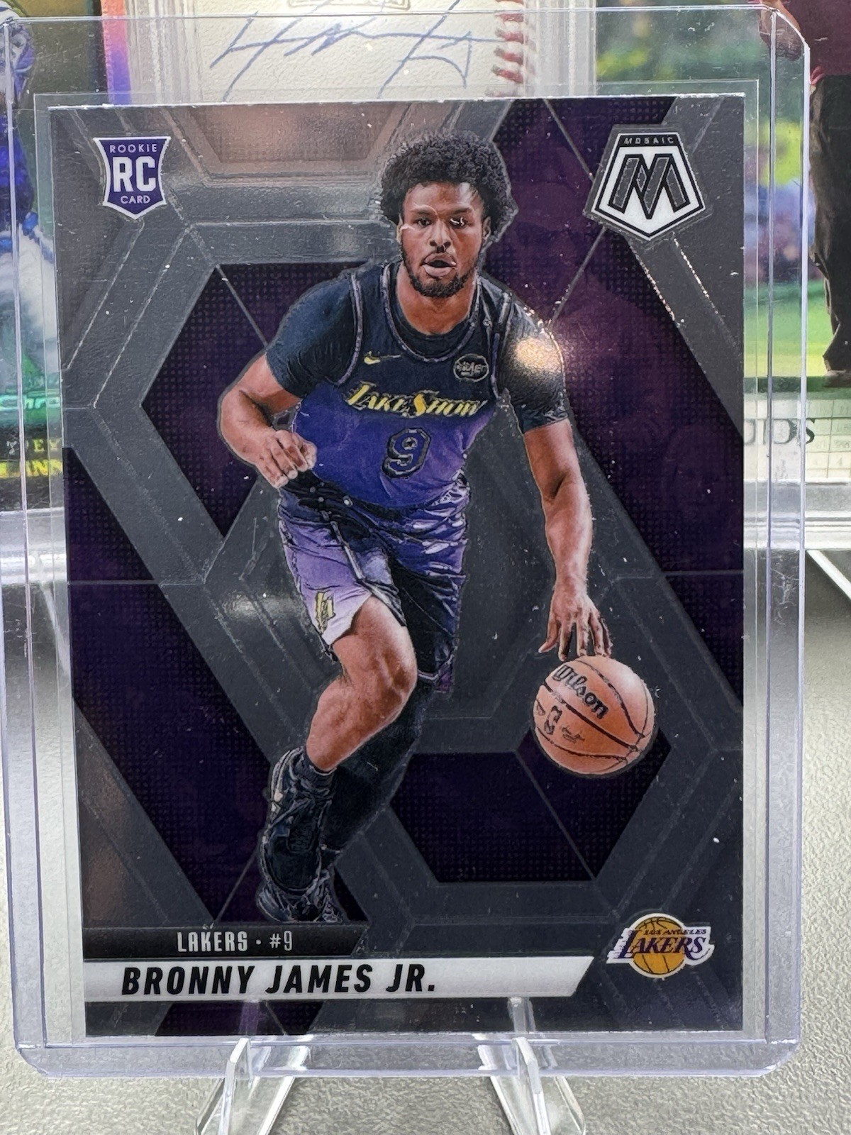2024-25 Panini Mosaic - Rookies Bronny James #214 Silver Prizm (RC)