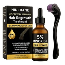 Kit para el crecimiento del cabello y la barba con minoxidil al 5 -