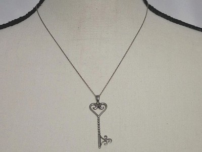 Schlüssel zu meinem Herzen Anhänger mit Kette Halskette JPM 925 Thailand Sterlingsilber 18''