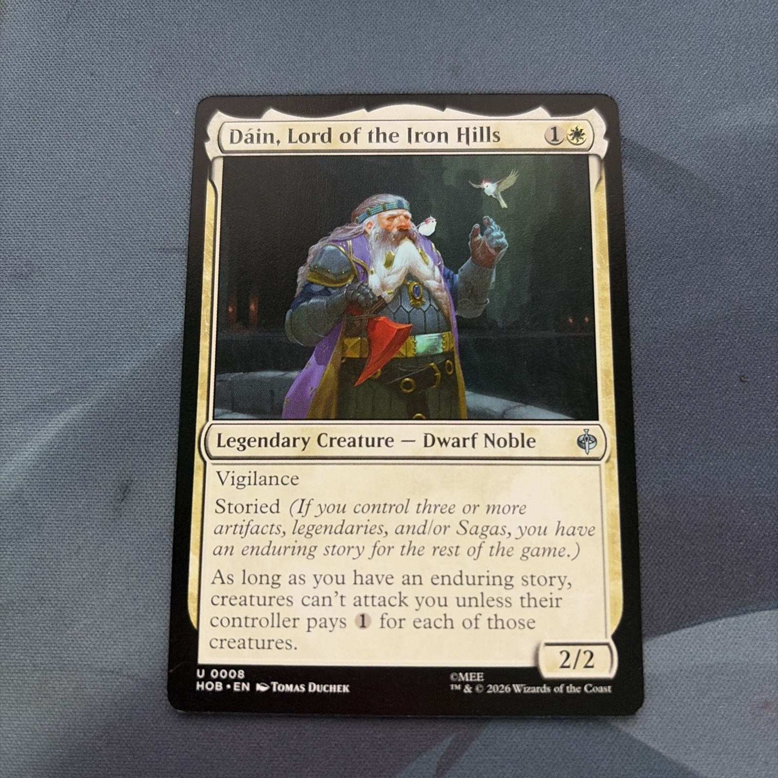Dain, Lord of the Iron Hills The Hobbit Regular