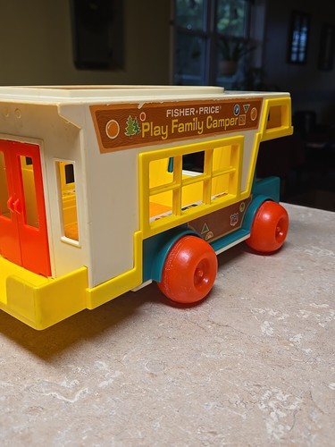 Vintage Fisher-Price Little People 72' Camper Complete Gently Played C-Details - Picture 9 of 14