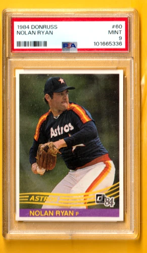 1984 DONRUSS NOLAN RYAN #60   PSA 9  ASTROS   HOF
