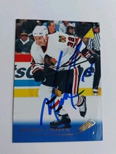 *SIGNED* Murray Craven 1997 Pinnacle Hockey Card Authentic Auto BP
