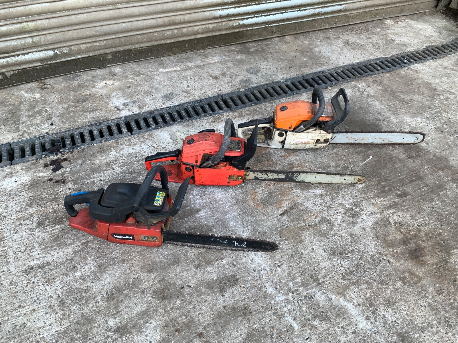 petrol chainsaw X 3 spares or repair LOOK BARGAIN GARDEN TOOLS eBay