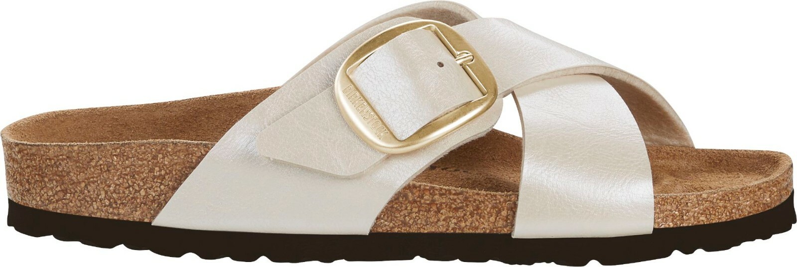 birkenstock siena big buckle white
