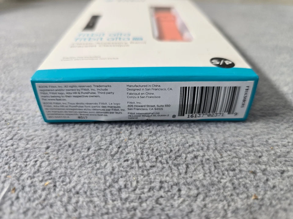 Новый Fitbit Alta HR и Alta классический аксессуар группы, маленький - коралл - Изображение 3 из 4