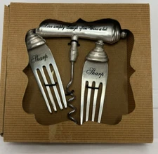 Cocktail Set Cork Screw and 2 cheese forks (2-50)