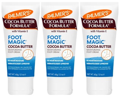 Palmer's Cocoa Butter Formula Foot Magic Moisturising Balm 60g (3er Pack)
