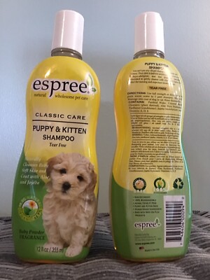 Espree Puppy Kitten Shampoo Set Of 12 Fl Oz Bottles- Tear