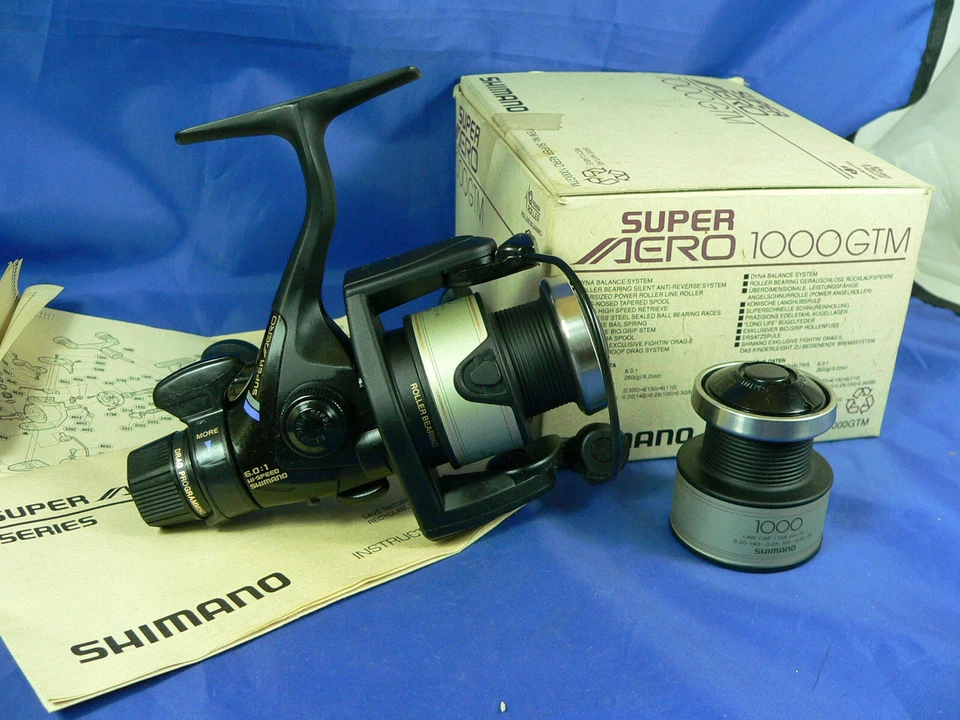 Mulinello Shimano Super Aero 1000GTM fightin'drag, made in Japan - Immagine 2 di 3