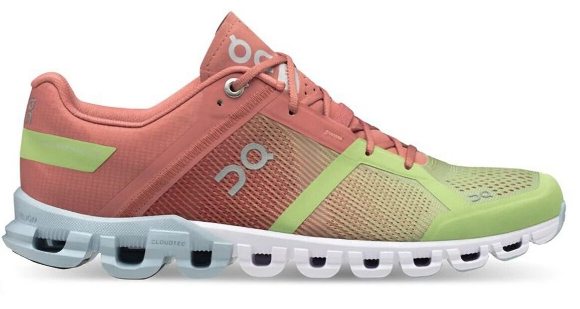 ON Cloudflow Running Shoes Womens Sneakers Athletic Gym Guava