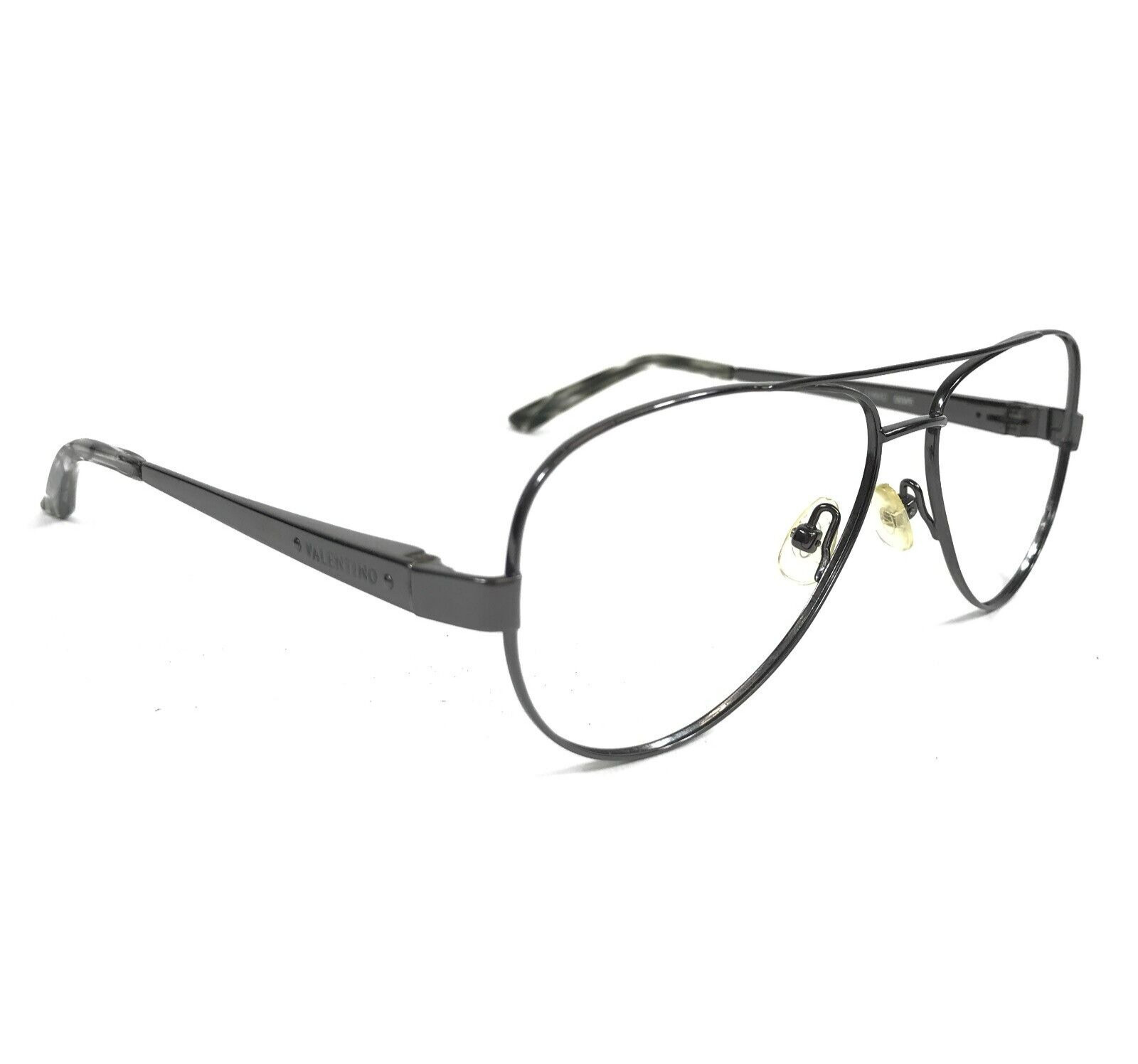 Valentino Eyeglasses Frames 1190/U 06W5 Gunmetal Gray Round Wire Rim 55-13-135 thumbnail 2