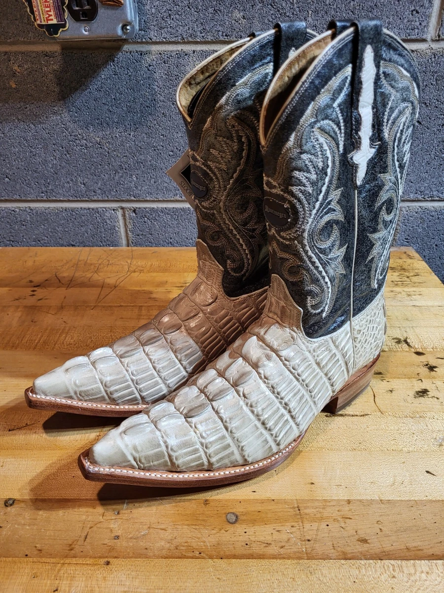 Montenegro Alligator Skin Western Pointed Toe Dance Cowboy Boots