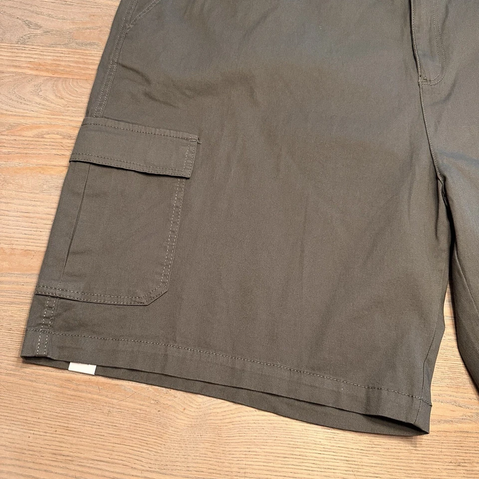 NOVO Shorts Masculino Architect Green Active Flex Cargo 52 com Costura Interna Elástica 10” $50 - Imagem 4 de 4