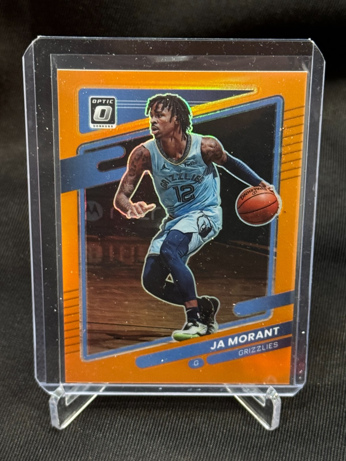 2021-22 Donruss Optic #144 Ja Morant #172/199 Orange Prizm Grizzlies