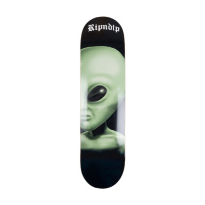RIPNDIP ''We Come In Peace'' Skate Deck (Black) 8.25'' Board