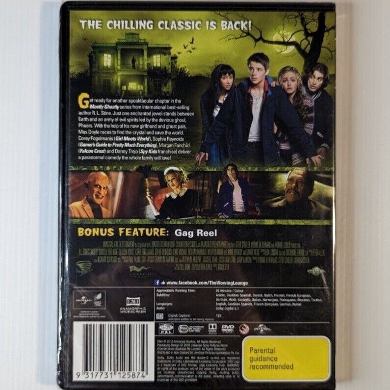 R.L. Stine's Mostly Ghostly - One Night In Doom House (DVD, 2016