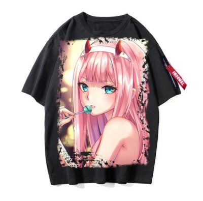 DARLING in the FRANXX Anime Manga T-Shirt Shirt Undershirt Polyester unisex