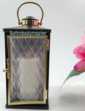 Bath and Body Works BLACK & GOLD LANTERN NIGHTLIGHT  WALLFLOWER Diffuser Plug