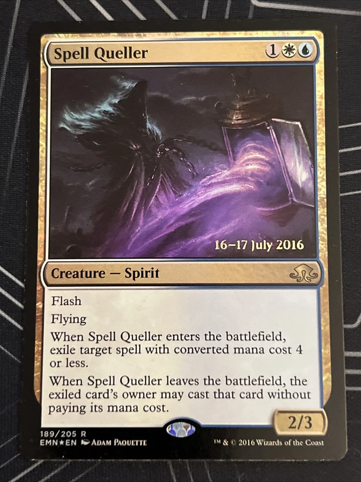 1x Foil Spell Queller (189) Prerelease Promo Eldritch Moon LP MTG Magic x1 MKE - Image 3 of 4