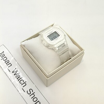 CASIO BABY-G BGD-565US-7JF Square Design Digital Watch Clear White