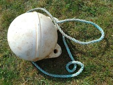 Lobster Crab Pot Buoy 10" / 25cm Diameter Marine Nautical Home Decor Arts Crafts