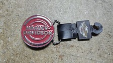 Harley-Davidson Round H-D Red Belt Buckle