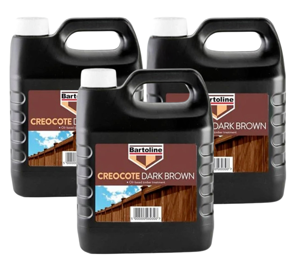 Bartoline Creocote Oil Based Timber Treatment Dark Brown Creosote 4L