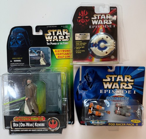 NIB - 35+ Assorted Star Wars Toys - Power of the Force, Micro Machines - 90s - Picture 2 of 24