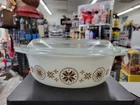 Vintage Pyrex #043 Town And Country Casserole Dish With Lid