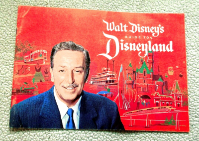 Vintage 1961 Walt Disney's Guide to Disneyland Souvenir Brochure