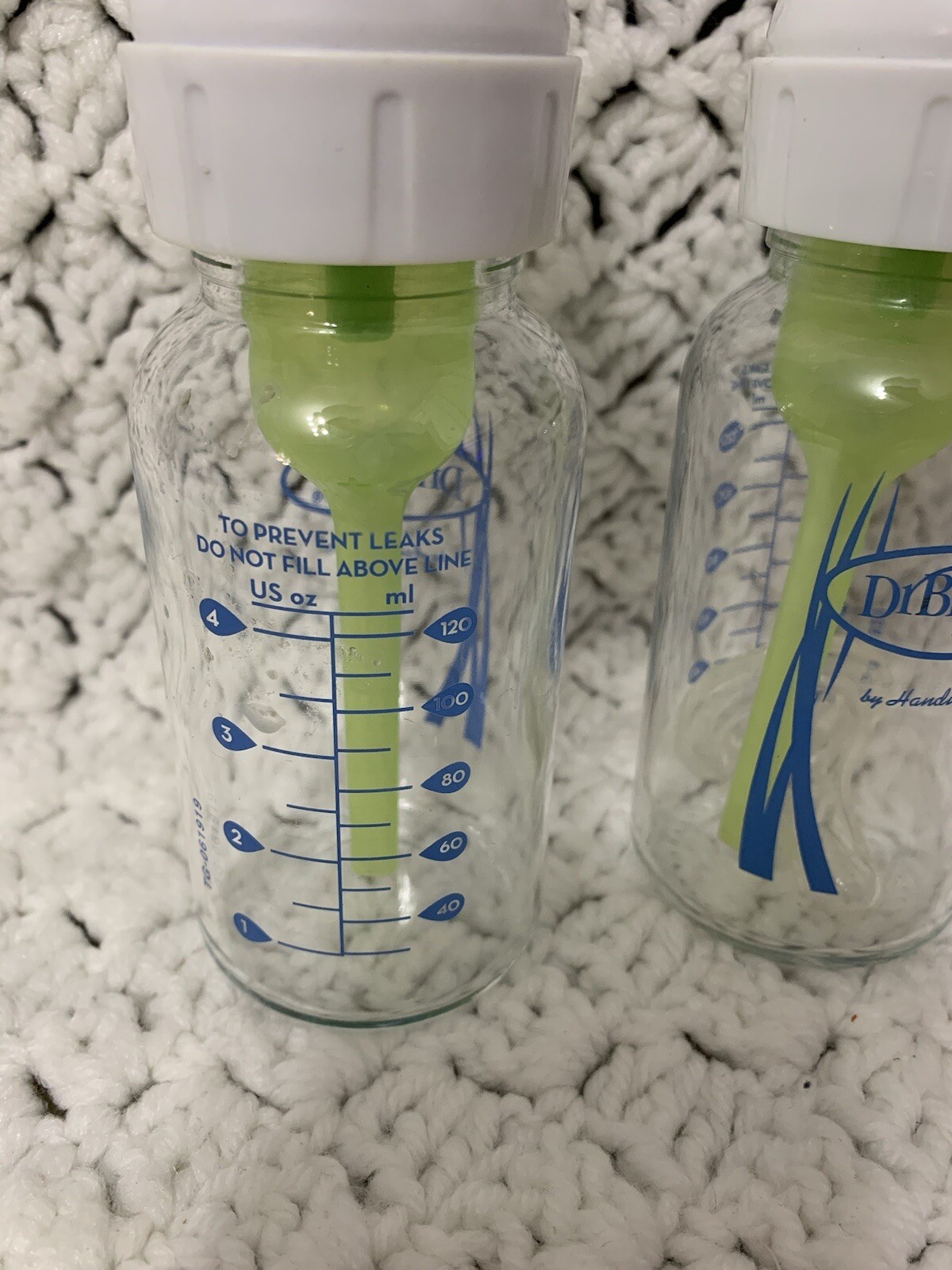 Dr. Brown's Options + GLASS Anti-Colic Baby Bottle 4 oz Two Bottles